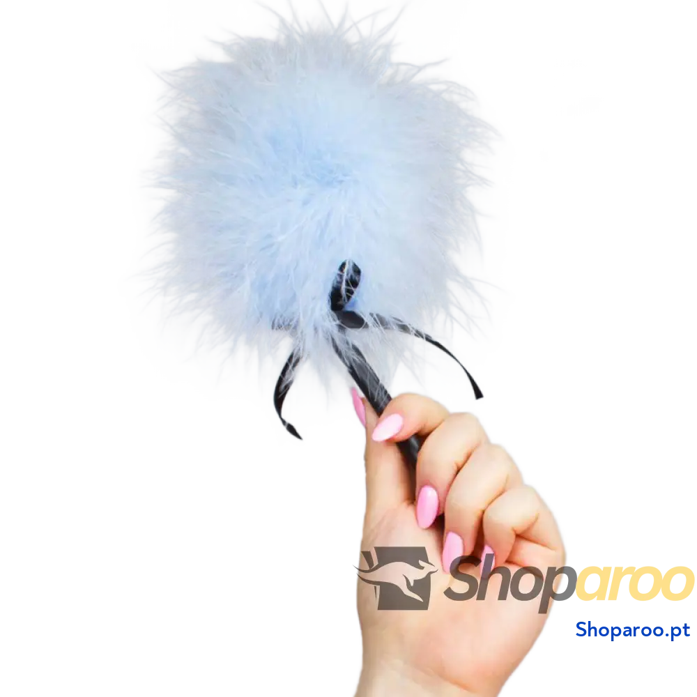 SECRETPLAY - ESPANADOR MARABOU AZUL CLARO