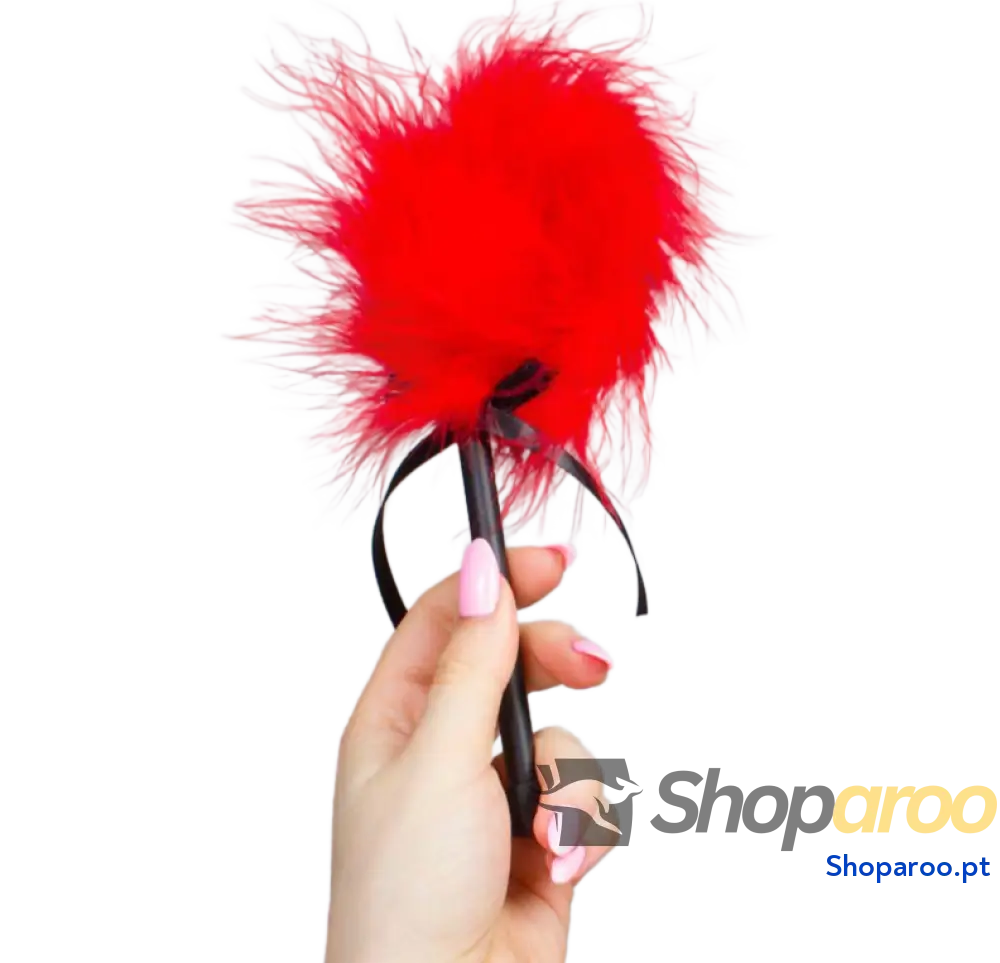 SECRETPLAY - ESPANADOR MARABOU VERMELHO