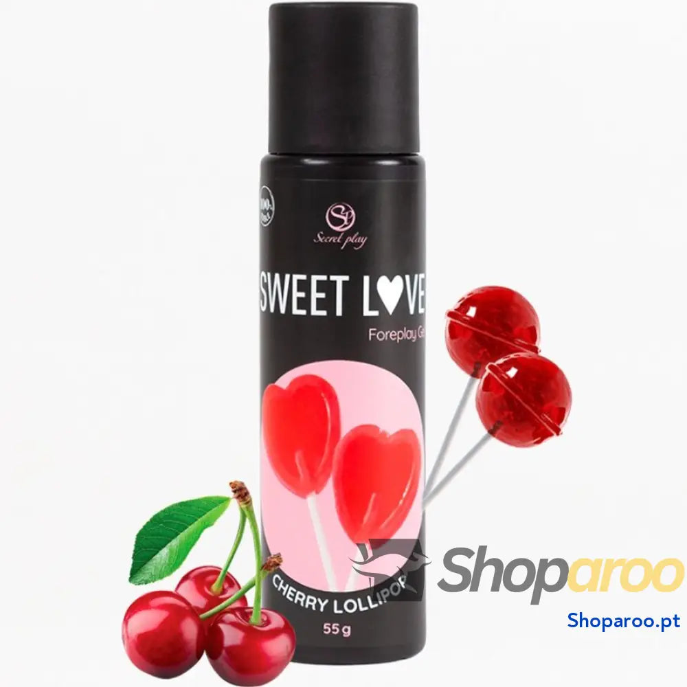 SECRETPLAY GEL CHERRY LOLLIPOP DOCE AMOR 60 ML