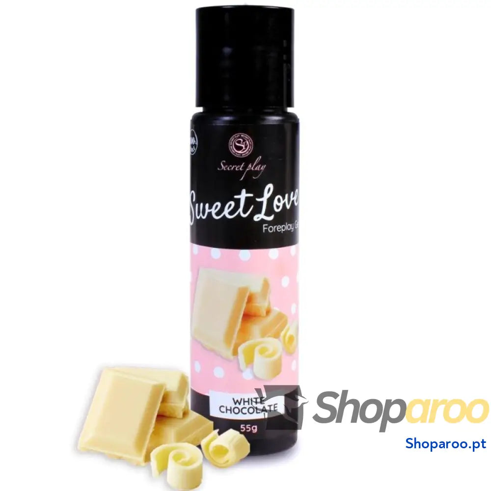 SECRETPLAY GEL DOCE AMOR CHOCOLATE BRANCO 60 ML