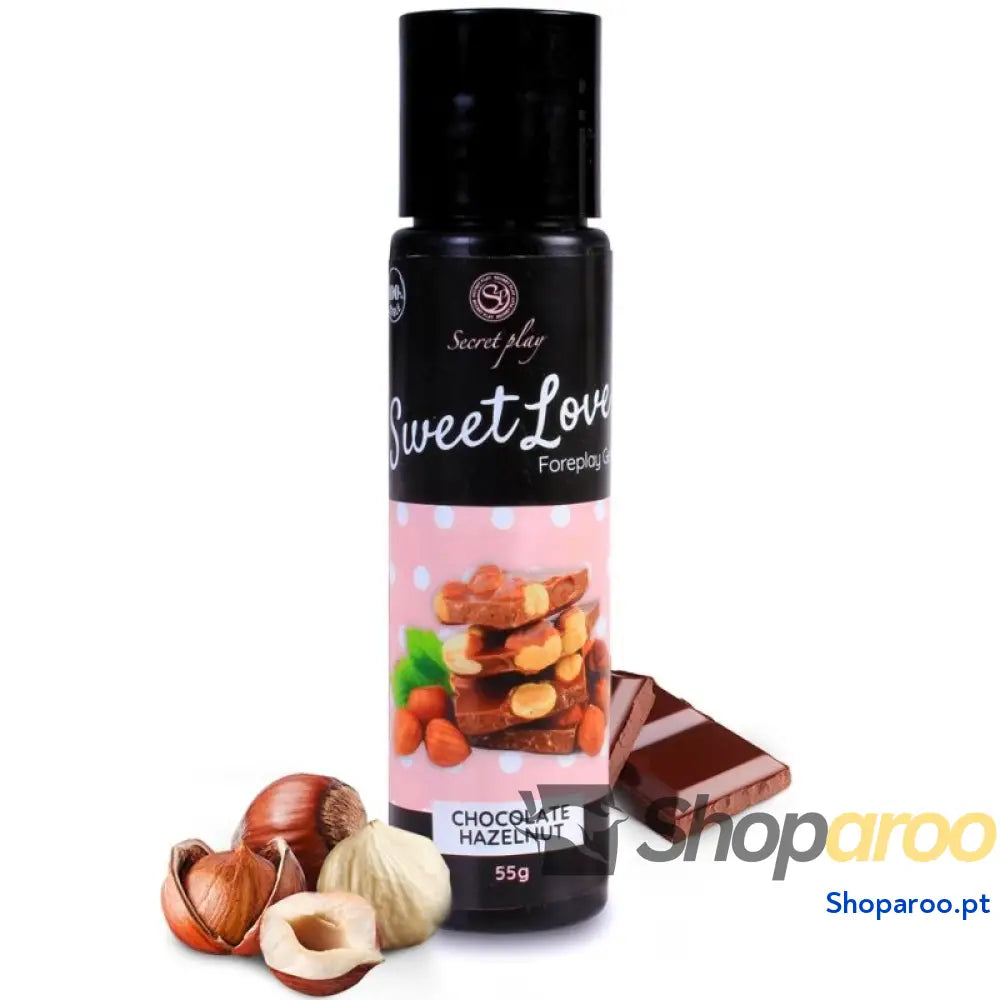 SECRETPLAY - GEL DOCE AMOR CHOCOLATE COM AVELÃ 60 ML