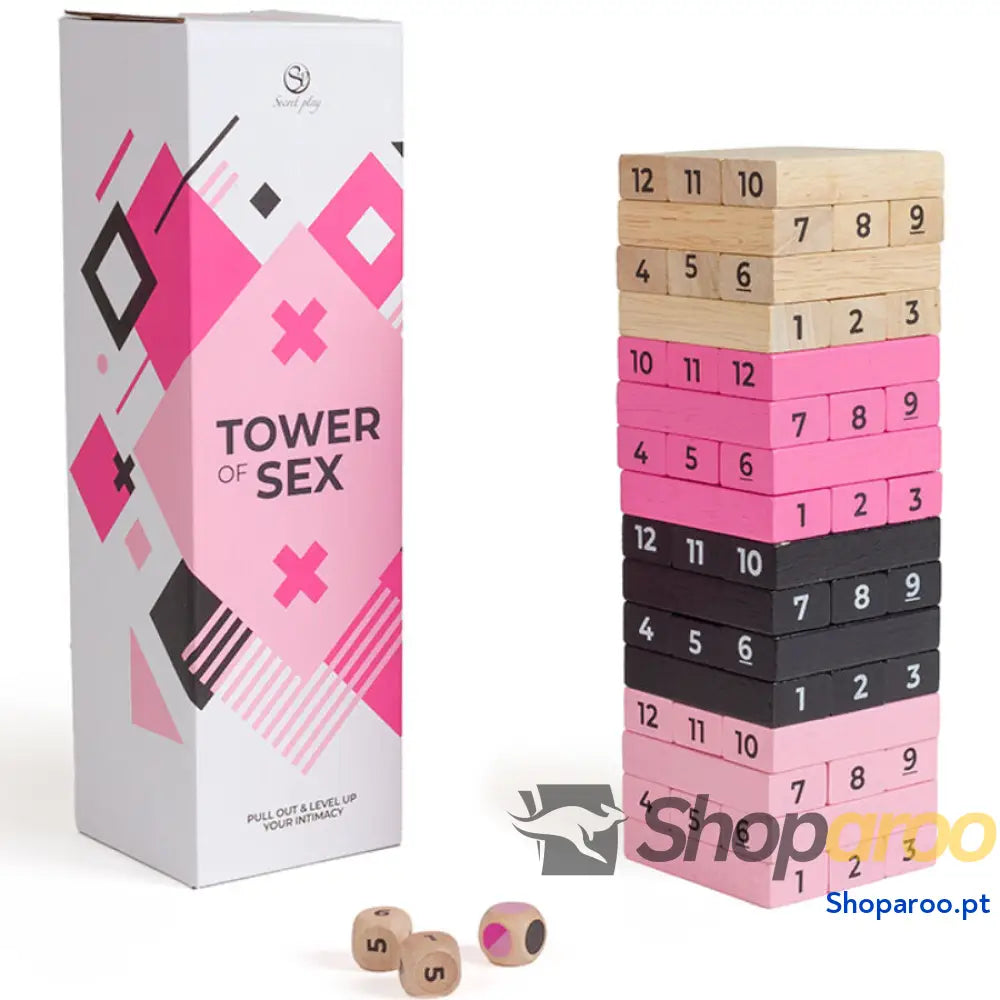 SECRETPLAY JOGO DE MADEIRA TORRE DO SEXO