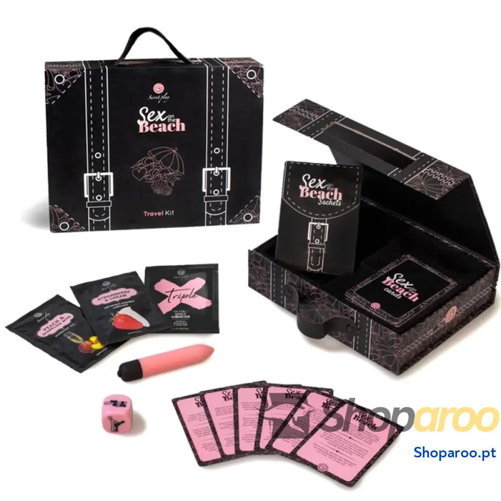 SECRETPLAY KIT DE VIAGEM SEXO NA PRAIA (ES/EN/DE/FR/NL/PT)