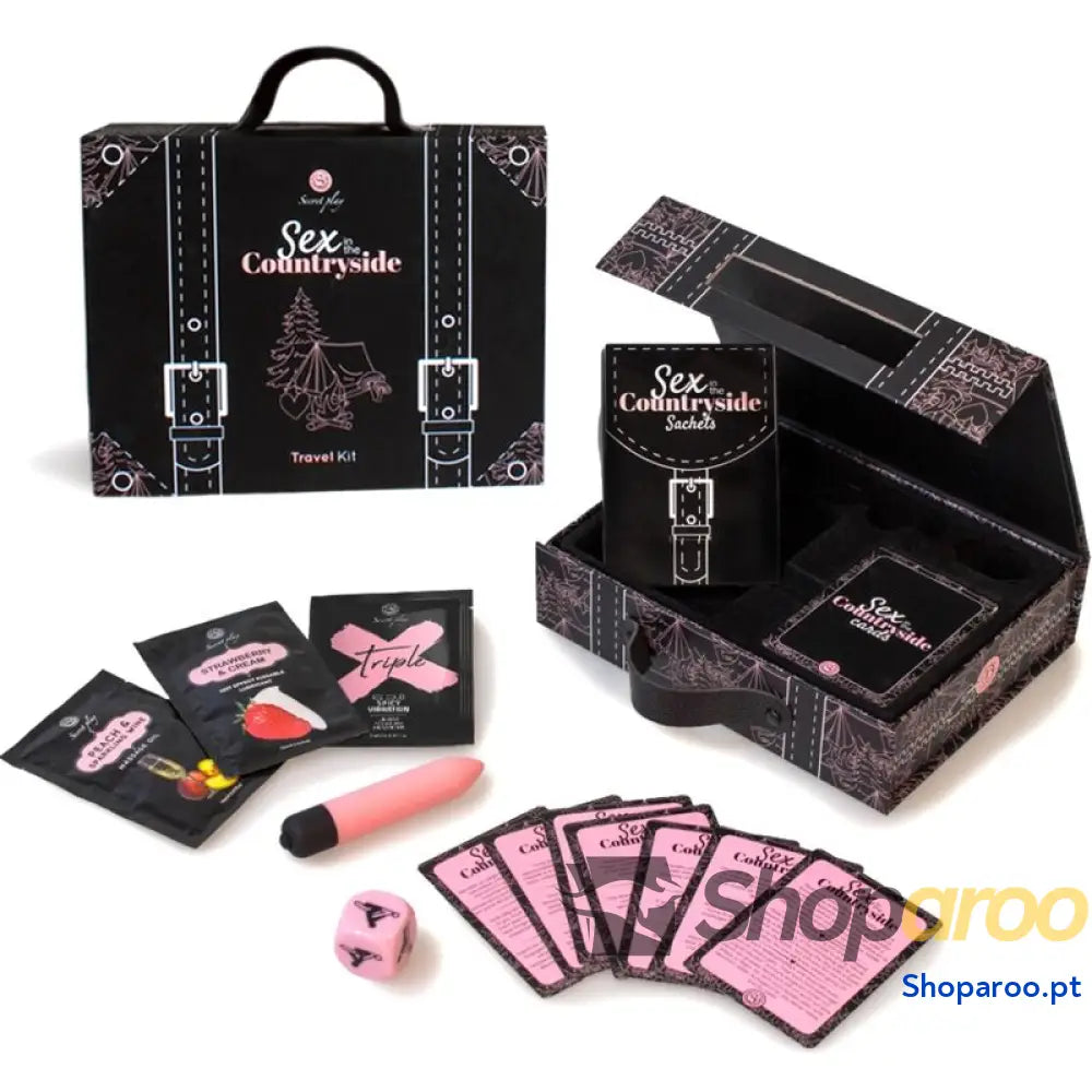 SECRETPLAY KIT DE VIAGEM SEXO NO CAMPO (ES/EN/DE/FR/NL/PT)