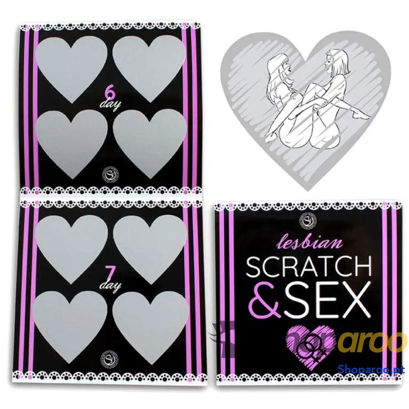 SECRETPLAY SCRATCH & SEX GAME PARA CASAIS POSIÇÕES LÉSBICAS (ES/EN/FR/PT/DE)