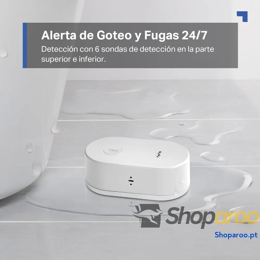 Sensor inteligente de fugas água classificação IP66 à prova alarme 90 dB compatível com concentrador indução dupla