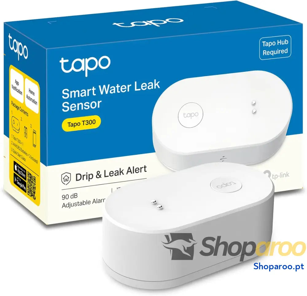 Sensor inteligente de fugas água classificação IP66 à prova alarme 90 dB compatível com concentrador indução dupla