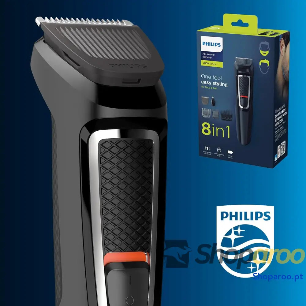 Serie 3000 de Philips recortador todo en uno Multigroom 7 1 una sola herramienta moldeado sencillo para rostro y