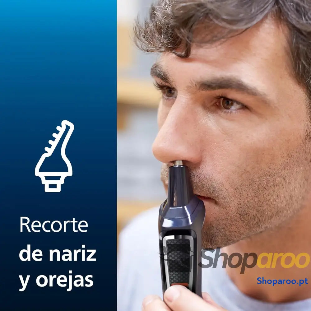 Serie 3000 de Philips recortador todo en uno Multigroom 7 1 una sola herramienta moldeado sencillo para rostro y
