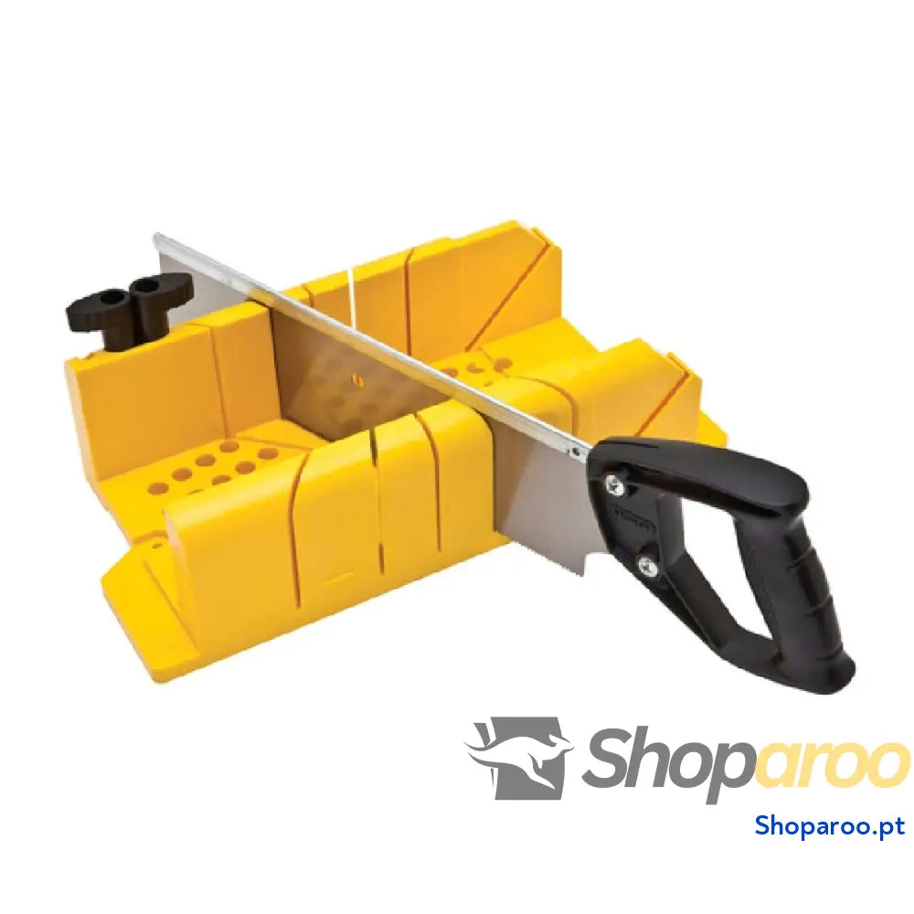 Serra combinada com caixa de malhetes Stanley Amarelo