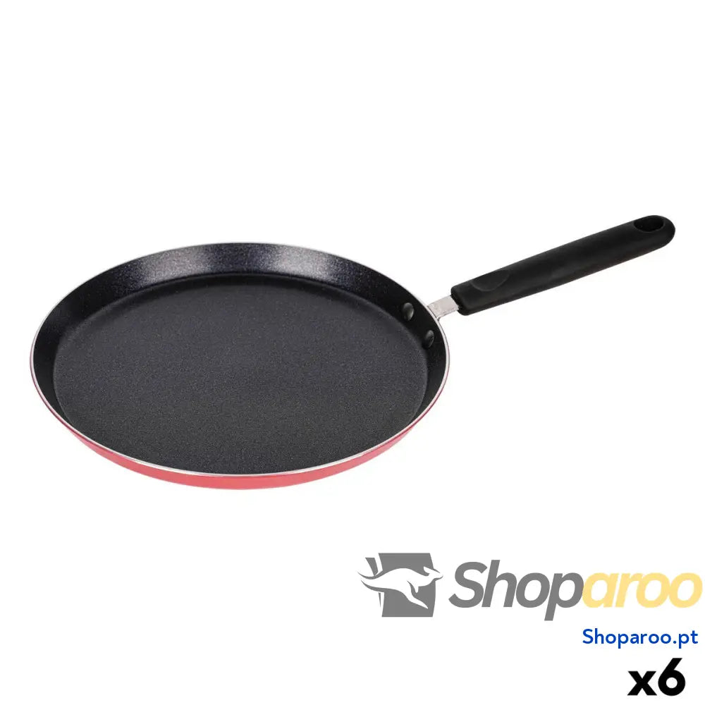 Sertã para crepes Quttin Infinity Vermelho 25,5 x 42,5 cm (6 Unidades)