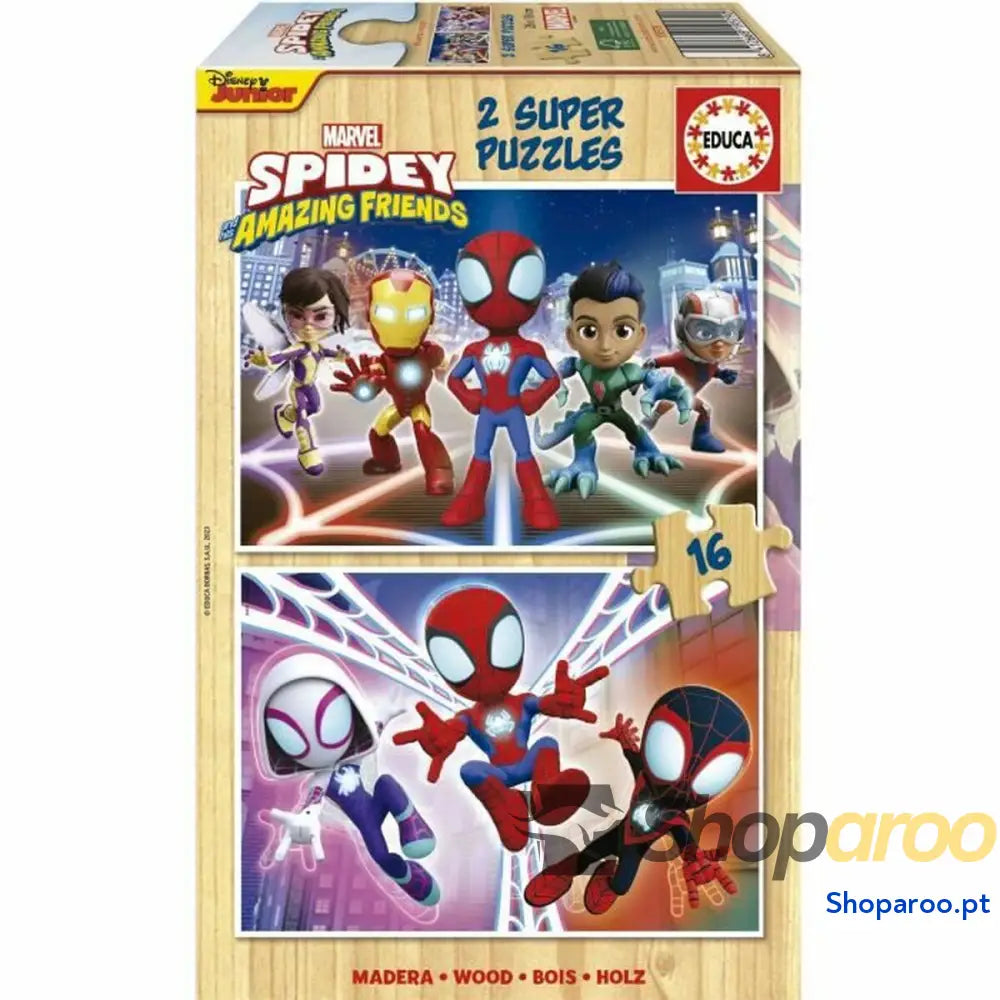 Set de 2 Puzzles Educa 16 Peças Duo