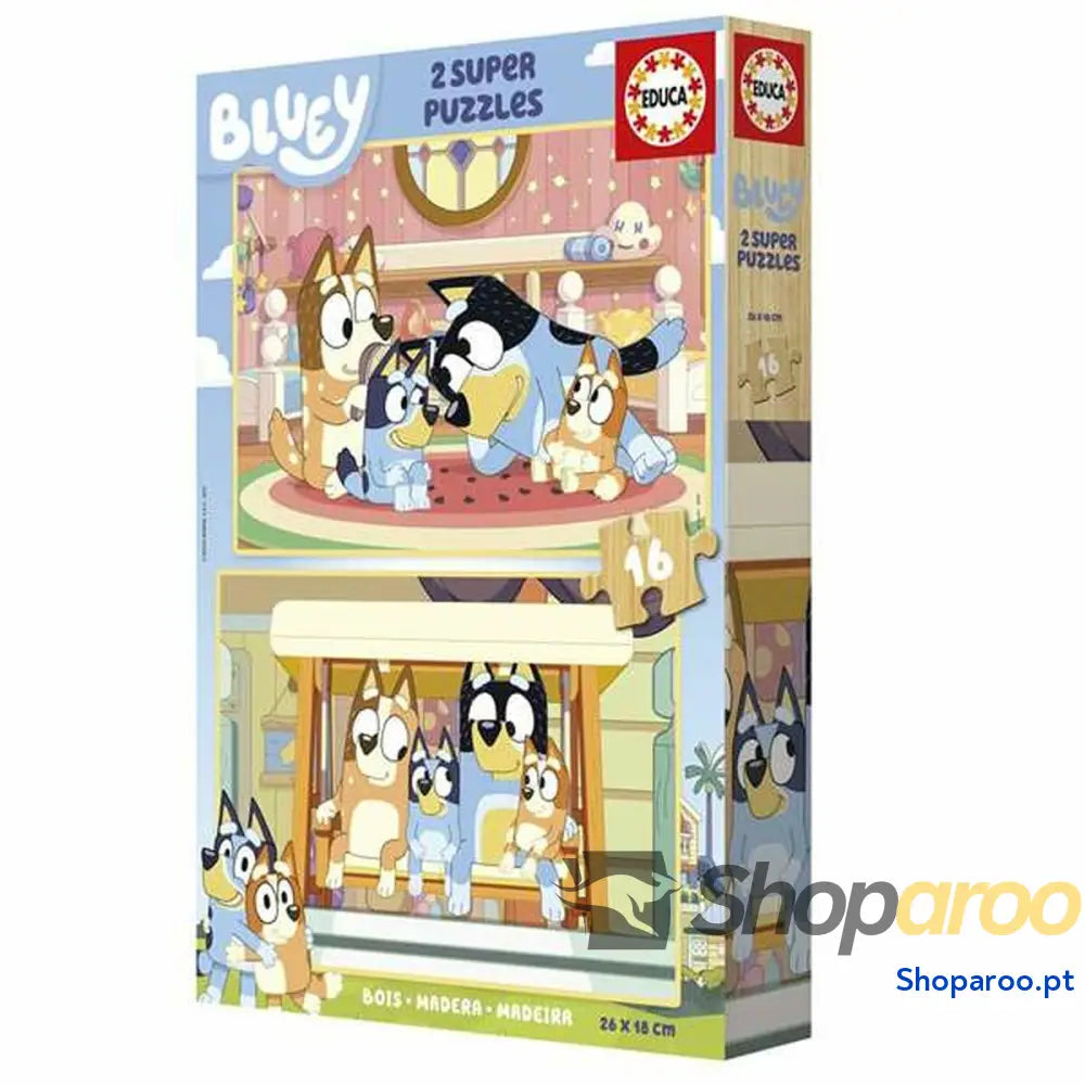 Set de 2 Puzzles Educa Bluey (2 Unidades)