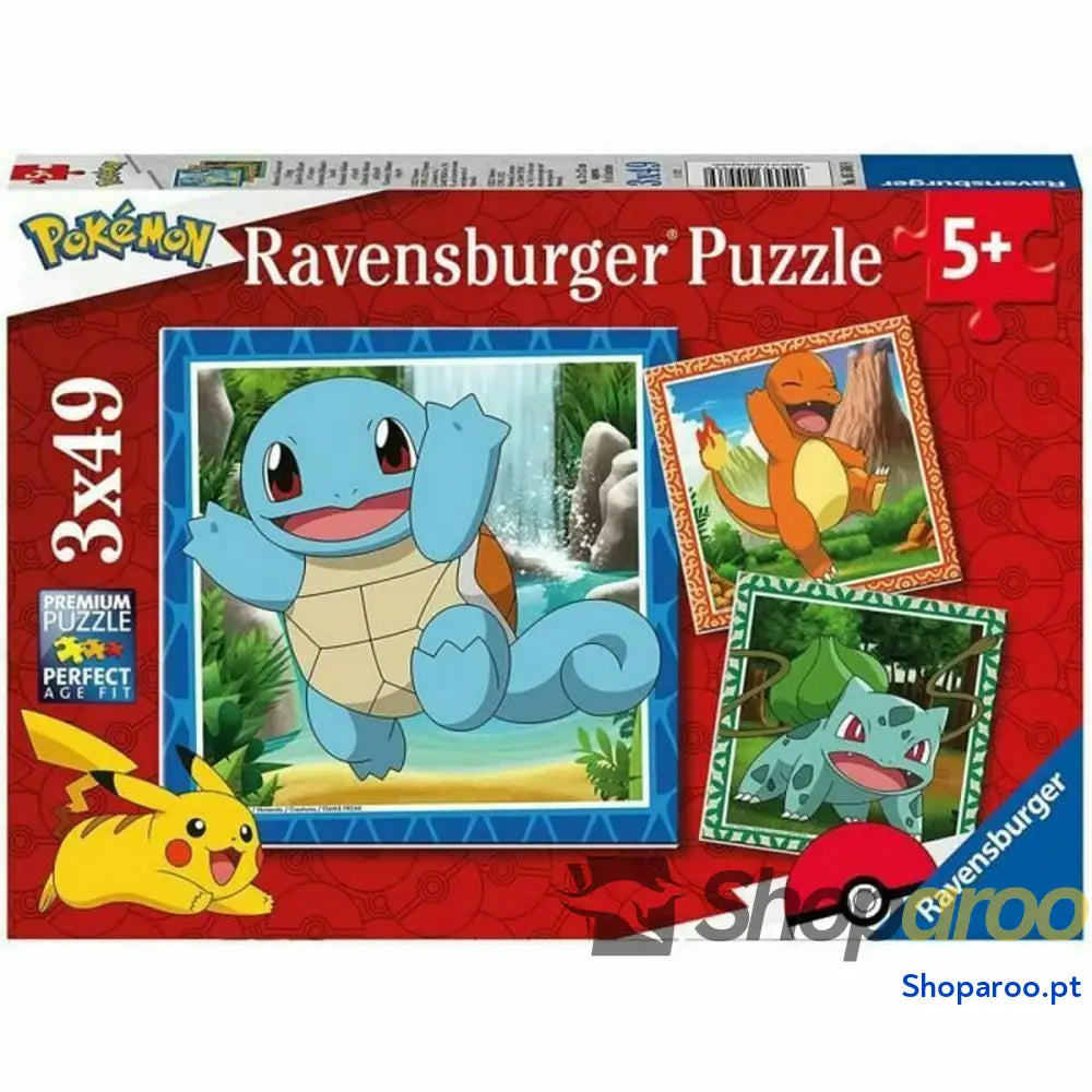 Set de 3 Puzzles Ravensburger 49 Peças 147 Unidades
