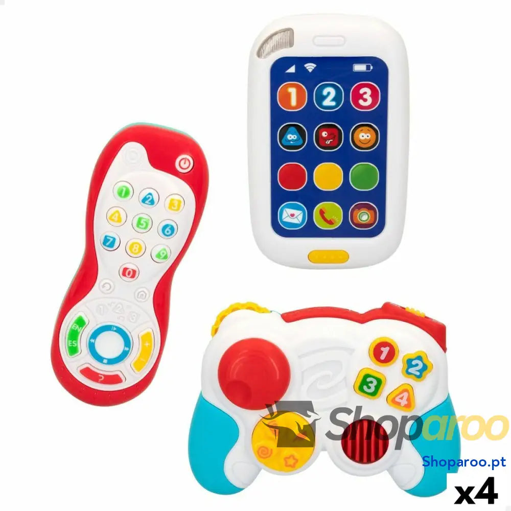 Set de Brinquedos para Bebés PlayGo 14,5 x 10,5 x 5,5 cm (4 Unidades)