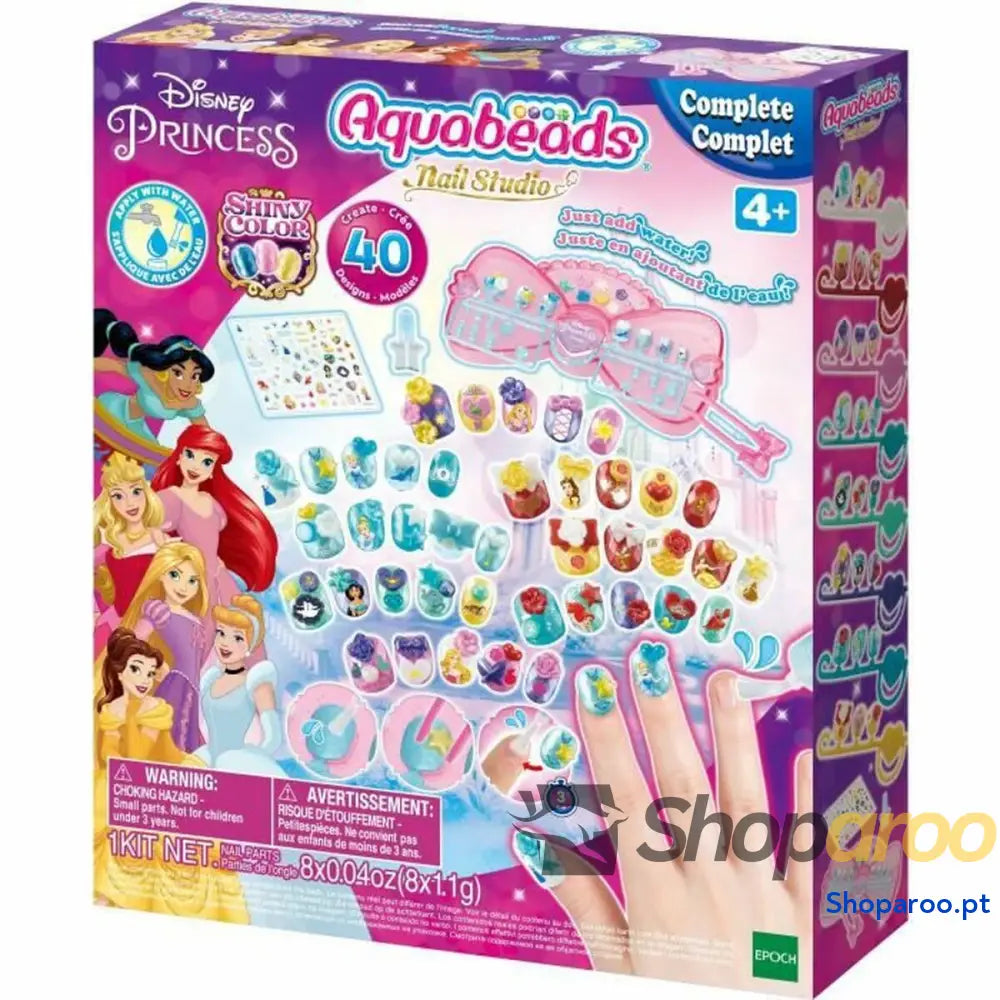Set de manicure Aquabeads The Disney Princesses Manicure Box