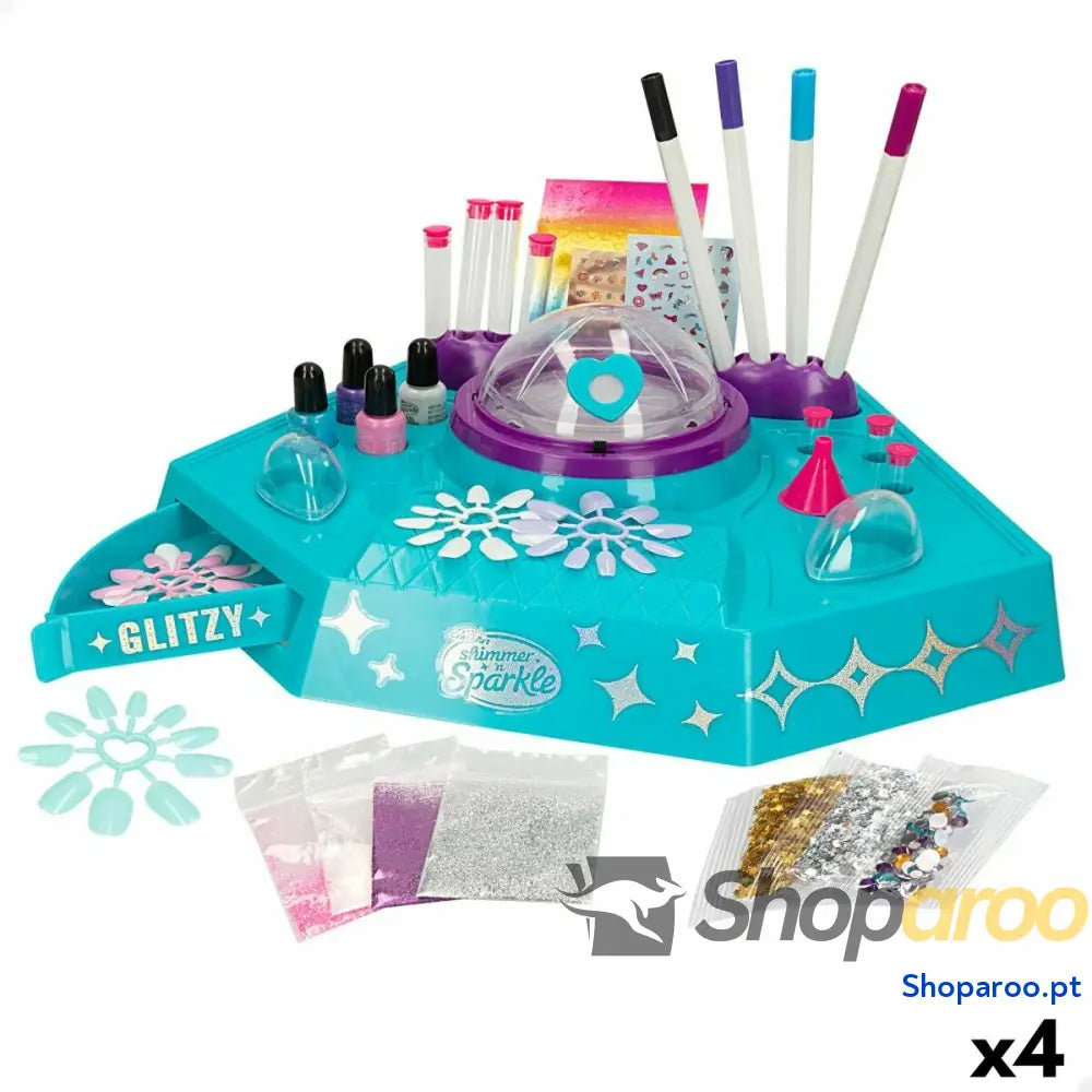 Set de manicure Cra-Z-Art Shimmer 'n Sparkle 36 x 11 x 27 cm 4 Unidades Infantil
