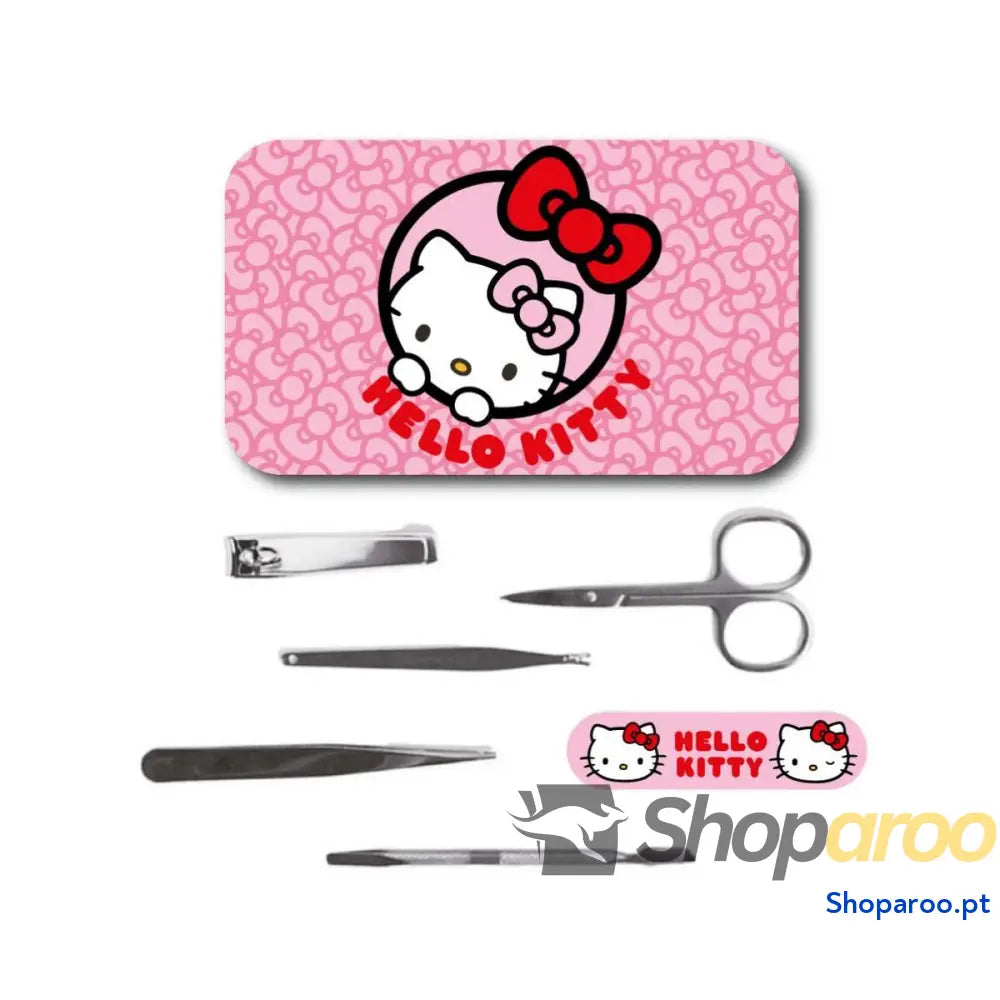 Set de manicure Hello Kitty Cor de Rosa Multicomposição
