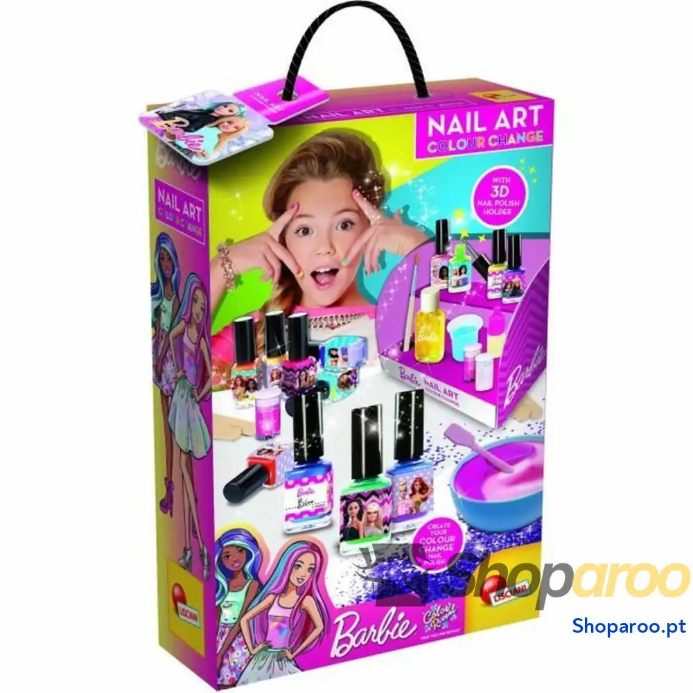 Set de manicure Lisciani Giochi Barbie nail art