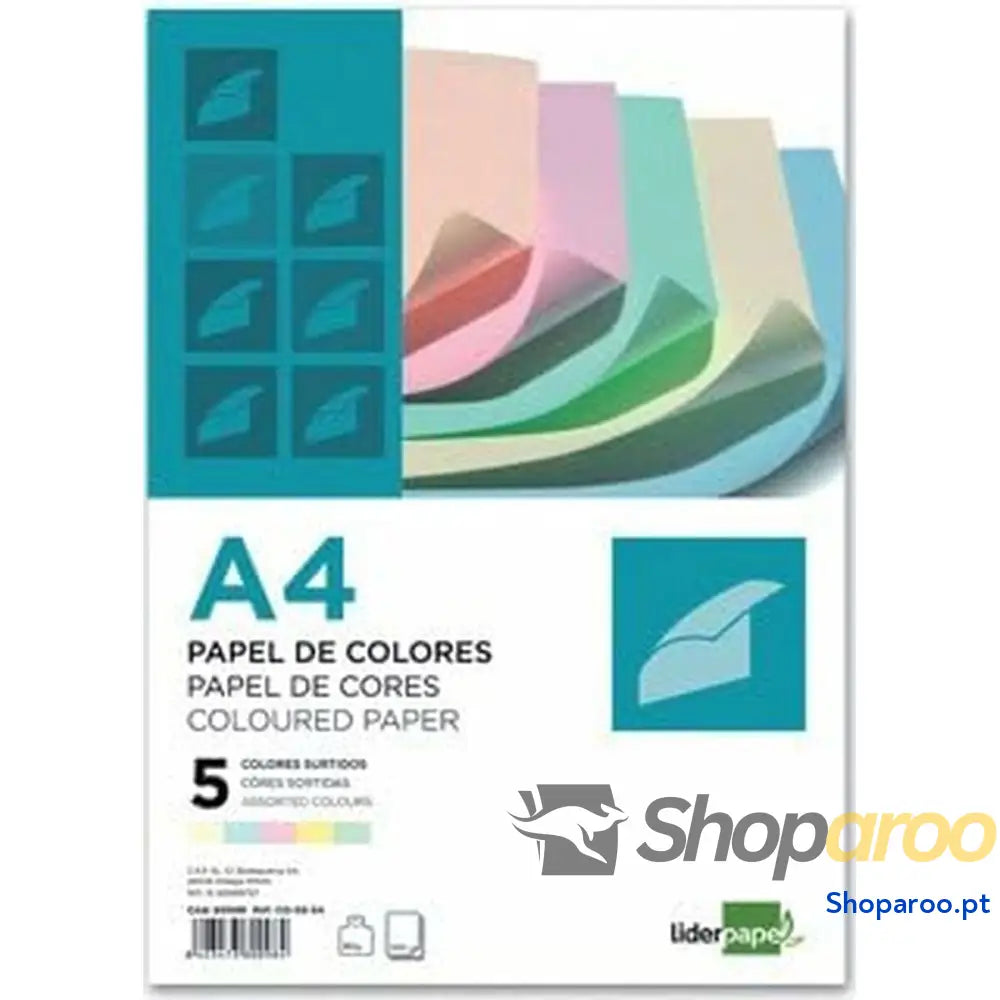 Set de Papelaria Liderpapel PC12 Multicolor 500 Folhas