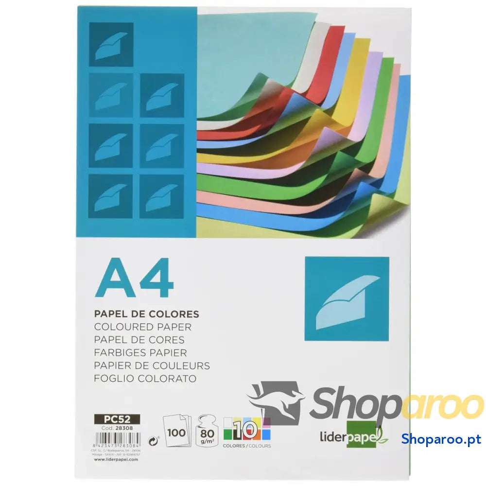 Set de Papelaria Liderpapel PC52 Multicolor 100 Folhas