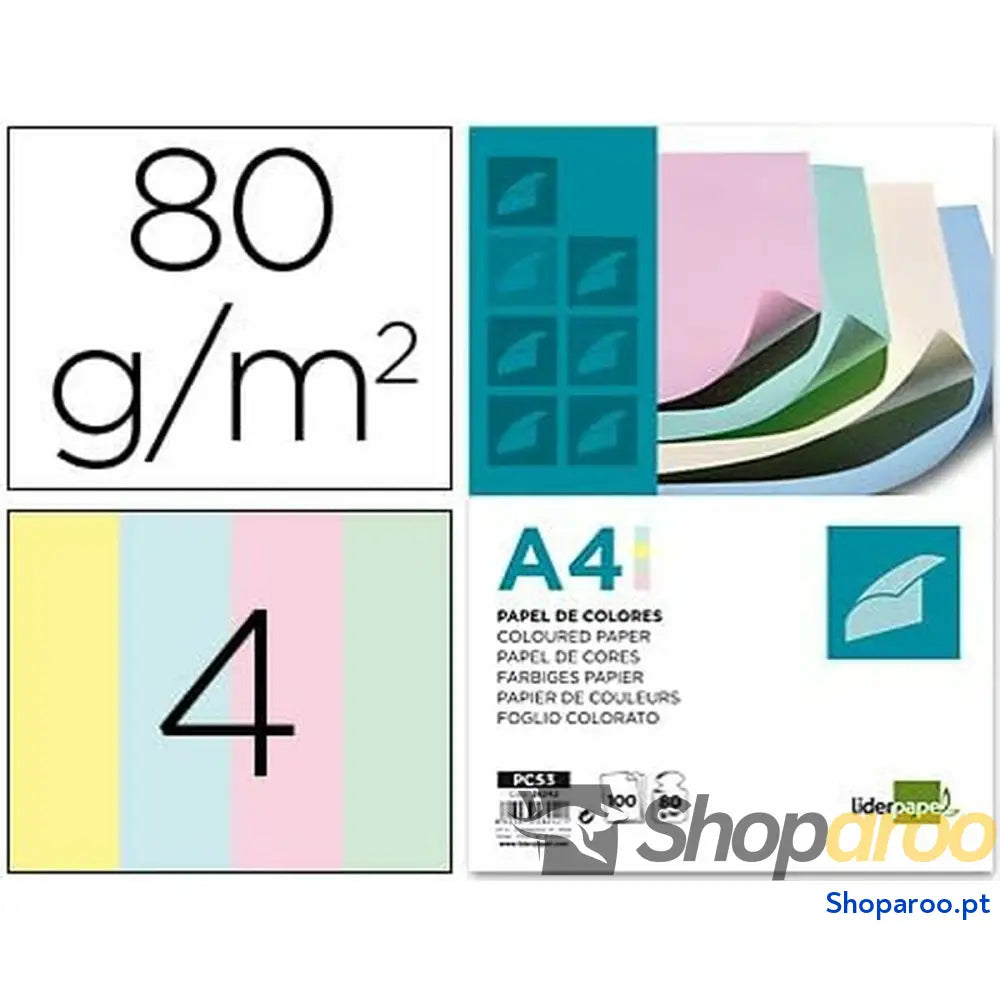 Set de Papelaria Liderpapel PC53 Multicolor 100 Folhas