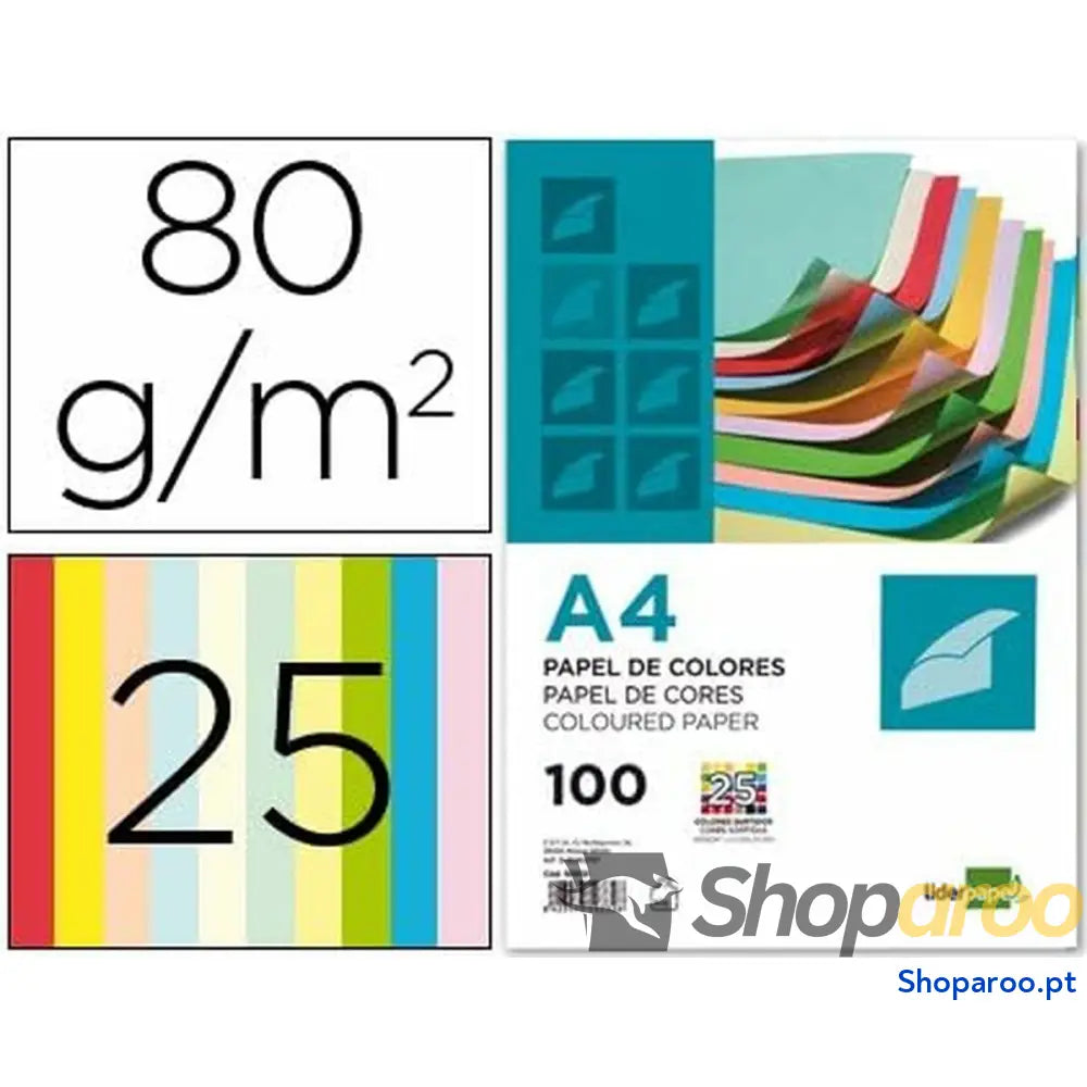 Set de Papelaria Liderpapel PC62 Multicolor 100 Folhas