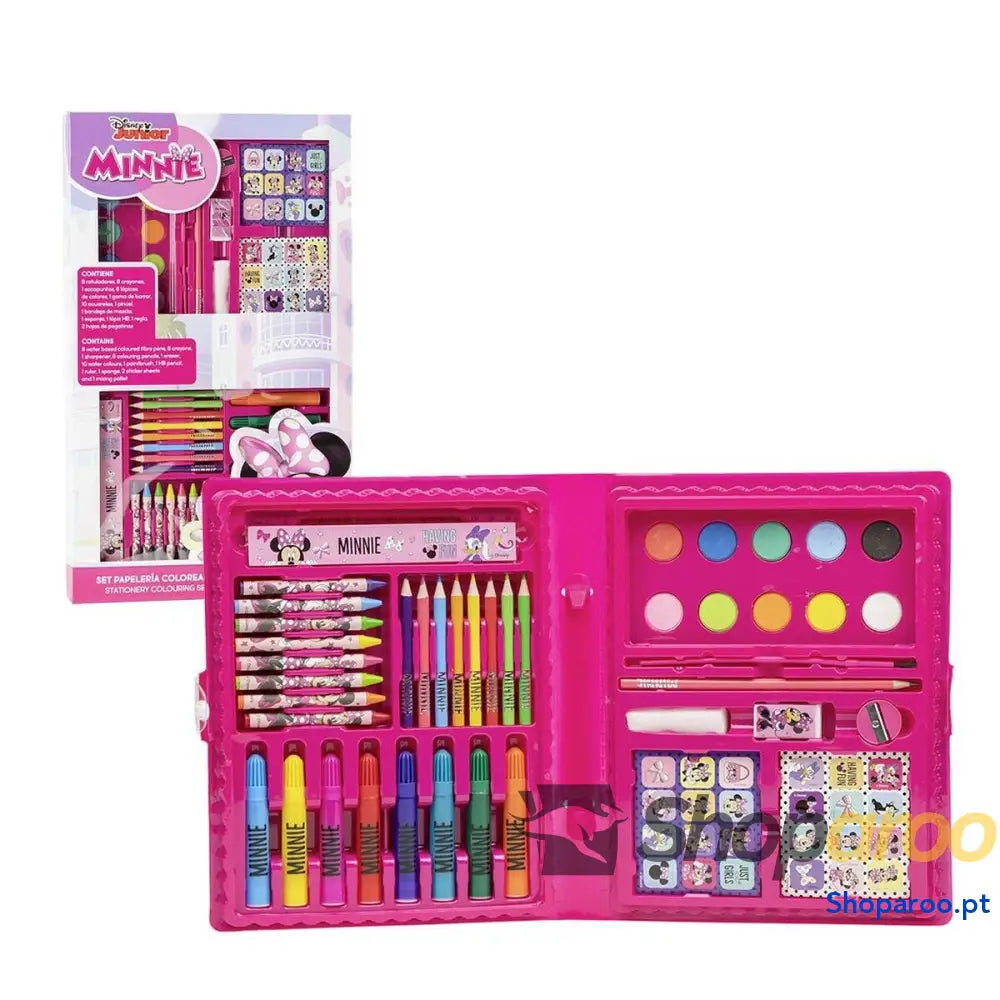 Set de Papelaria Minnie Mouse Mala