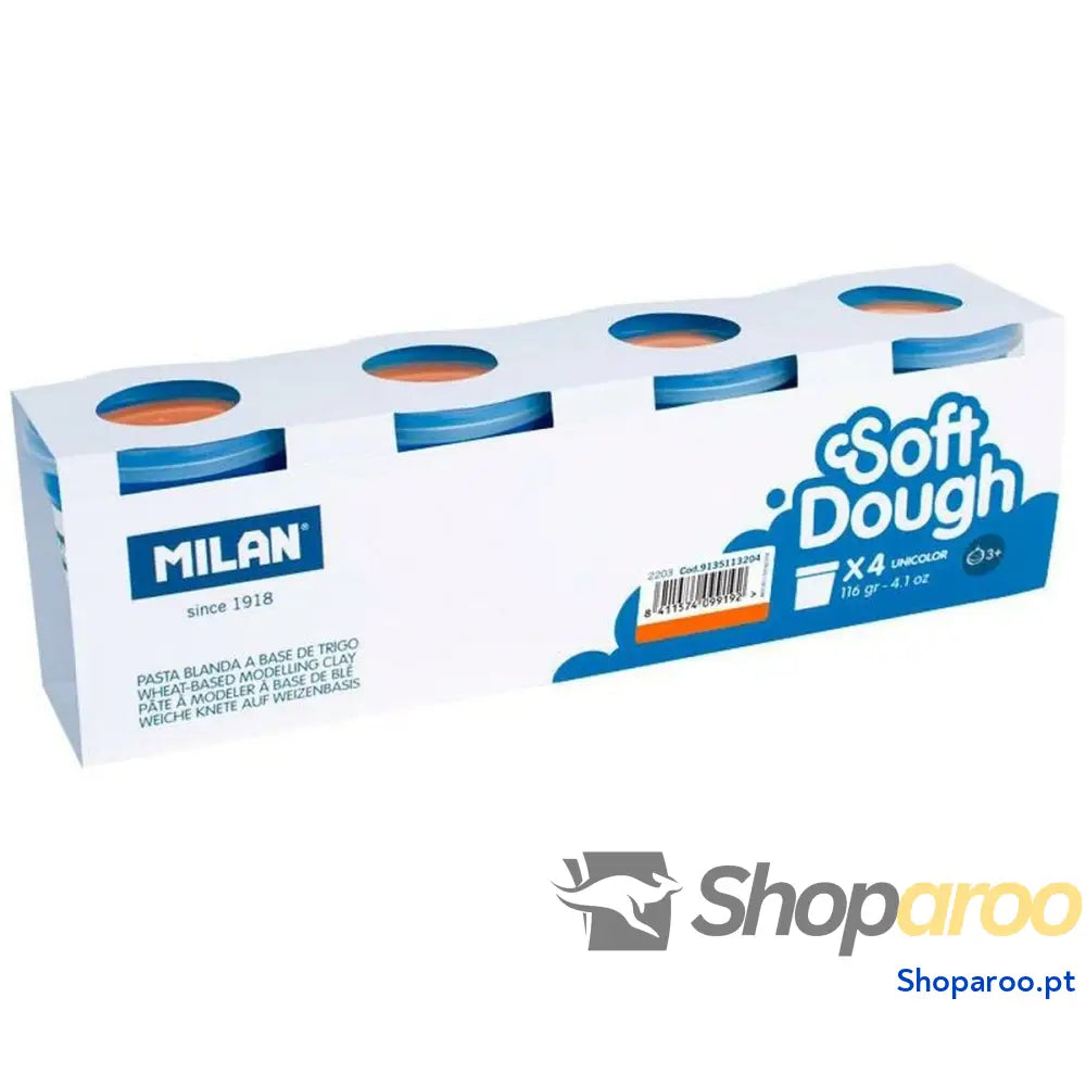 Set de Plasticina Milan Soft Dough Laranja 116 g