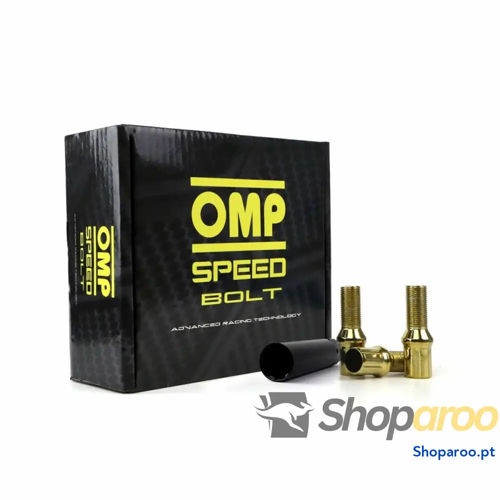 Set Porcas OMP 27 mm Amarelo 20 uds M12 x 1,50