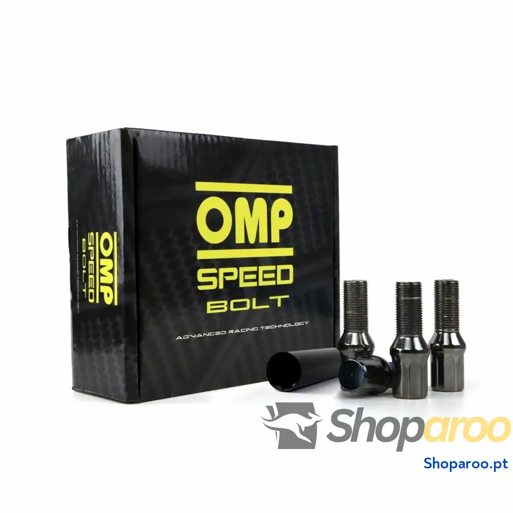 Set Porcas OMP 27 mm Antracite 20 uds M14 x 1,25