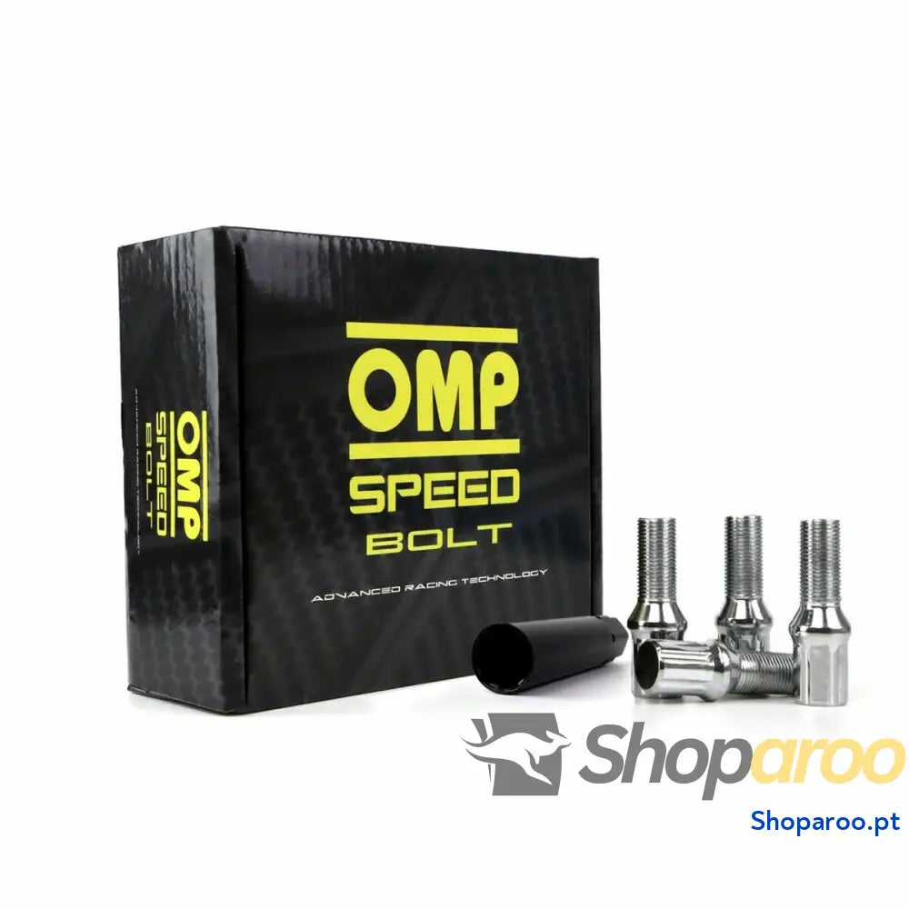 Set Porcas OMP 27 mm Prata 20 uds M12 x 1,25