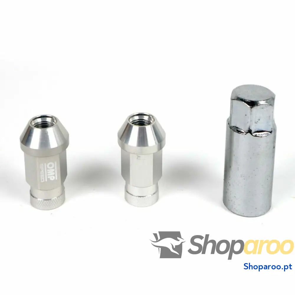 Set Porcas OMP 7075 Prata 20 uds M14 x 1,25