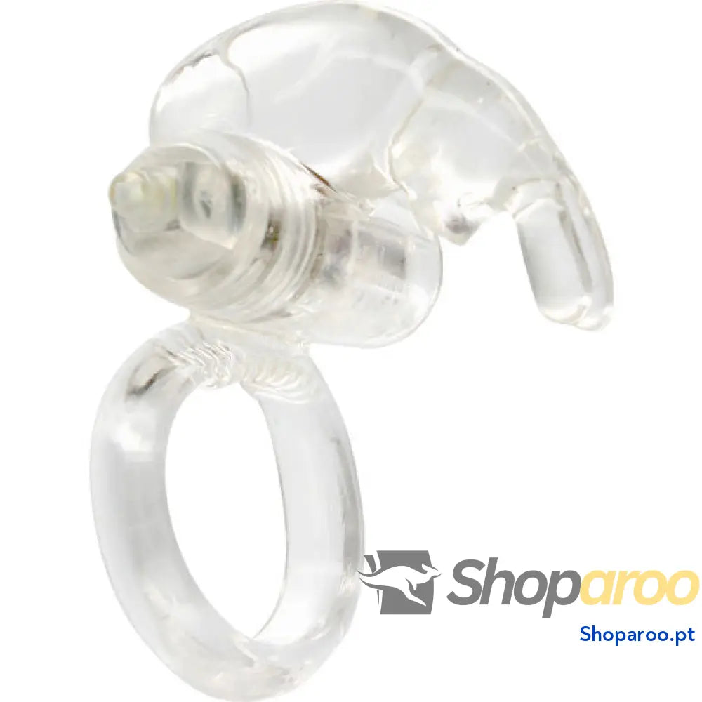 SEVEN CREATIONS - ANEL VIBRADOR DE SILICONE TRANSPARENTE