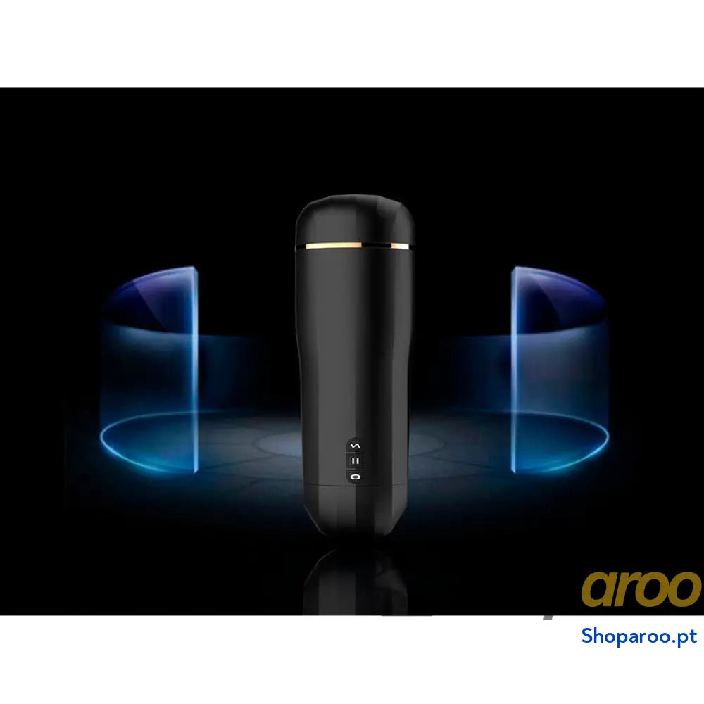 SHEQU - MASTURBADOR SNOW VAGINA COM VIBRAÇÃO E ONDAS ESTIMULANTES