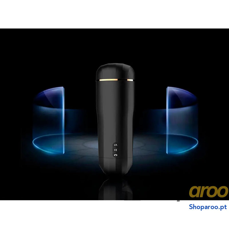 SHEQU - MASTURBADOR SNOW VAGINA COM VIBRAÇÃO E ONDAS ESTIMULANTES