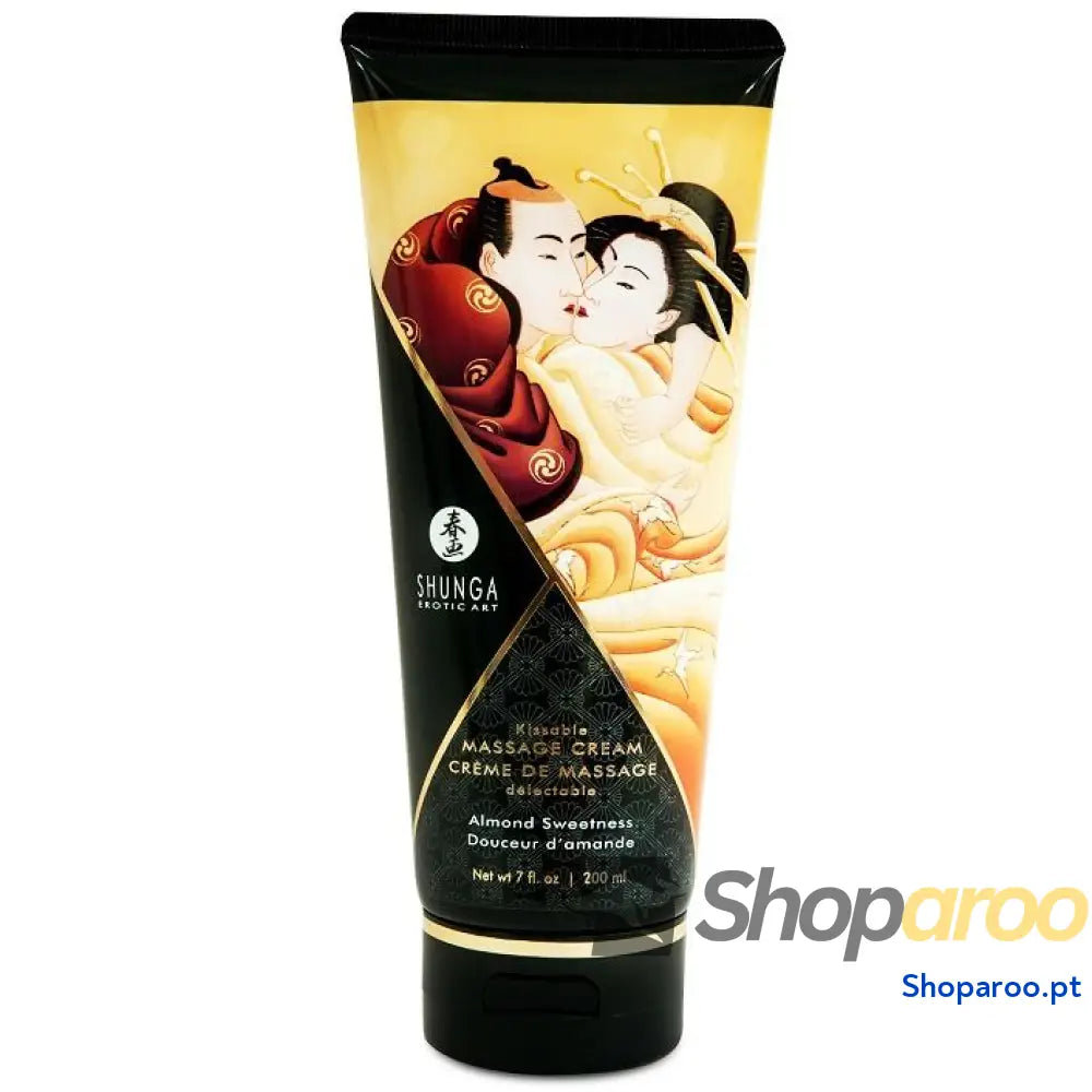 SHUNGA - CREME DE MASSAGEM DE AMÊNDOA DOCE 200 ML