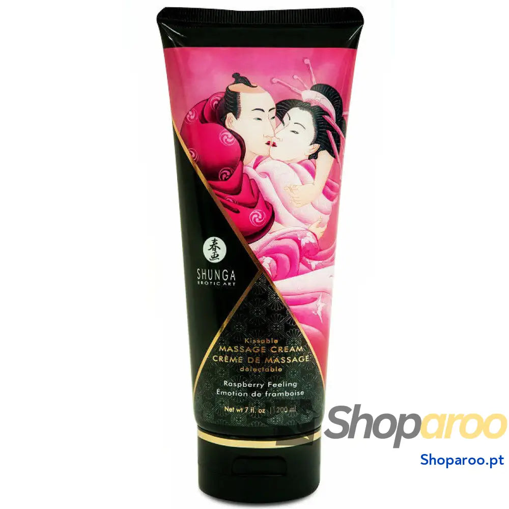 SHUNGA - CREME DE MASSAGEM FRAMBOESA 200 ML