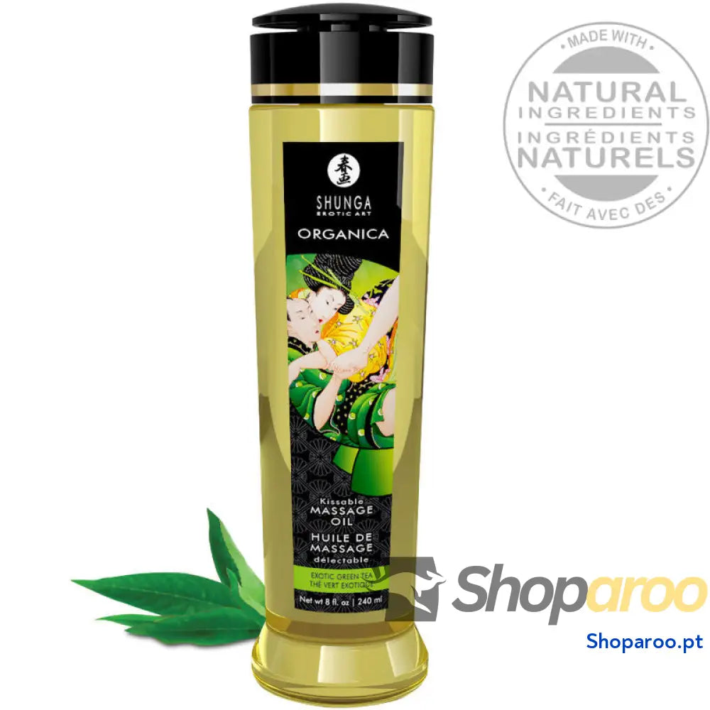 SHUNGA - ÓLEO DE MASSAGEM BIO CHÁ VERDE 240 ML