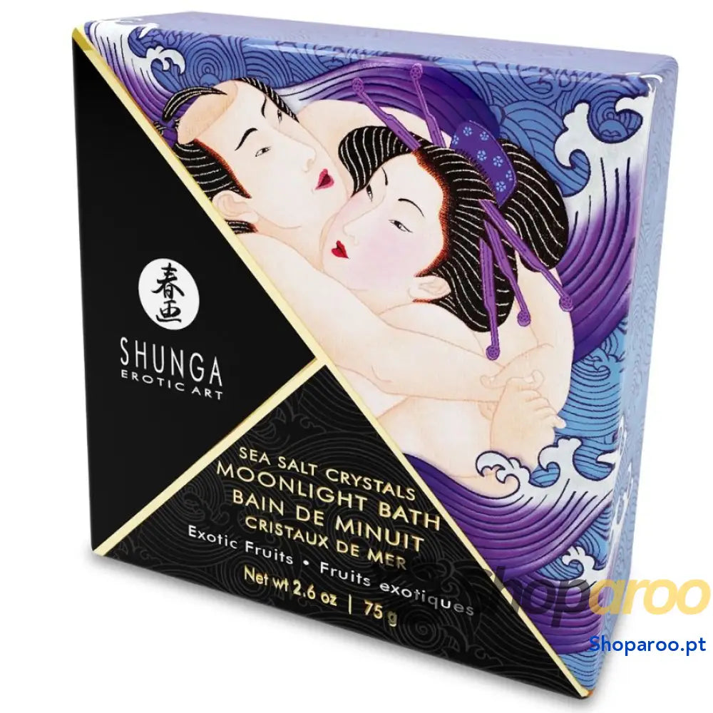 SHUNGA - SAIS DE BANHO EXÓTICOS COM SABOR ROXO 75 GR