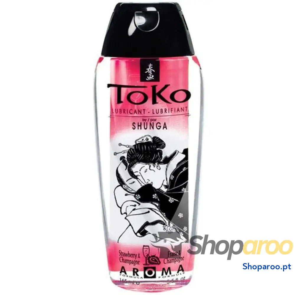 SHUNGA - TOKO AROMA LUBRIFICANTE DE MORANGO E CHAMPANHE