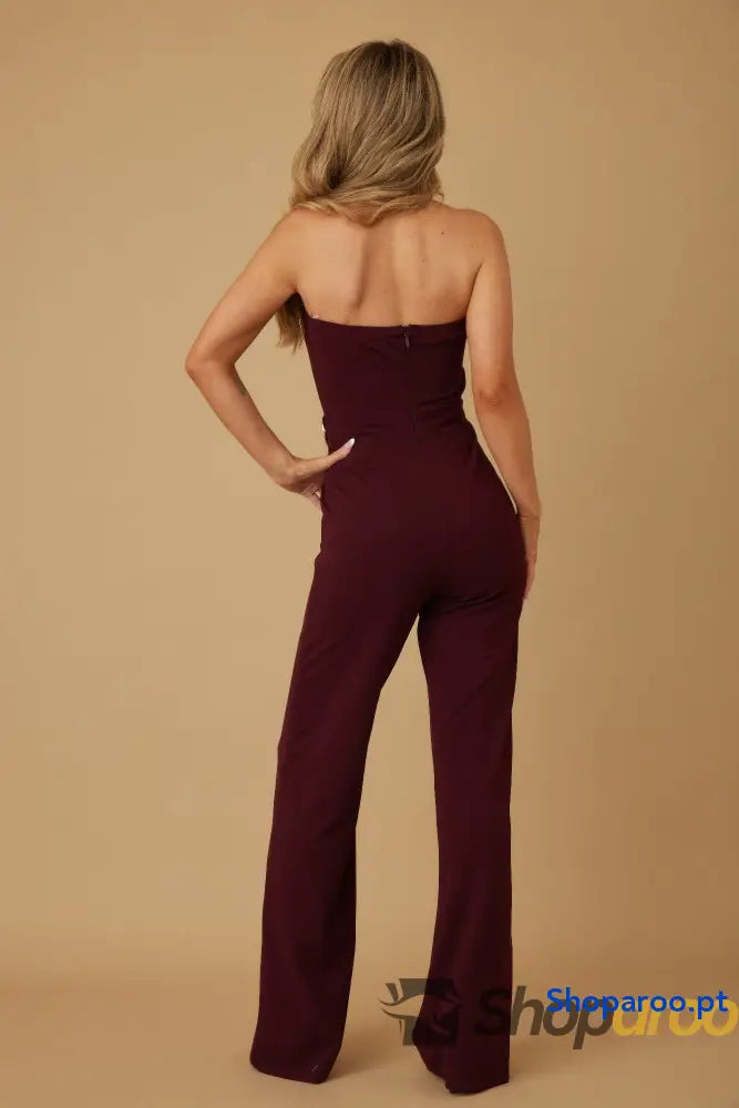 Side To Open Flap Jumpsuit