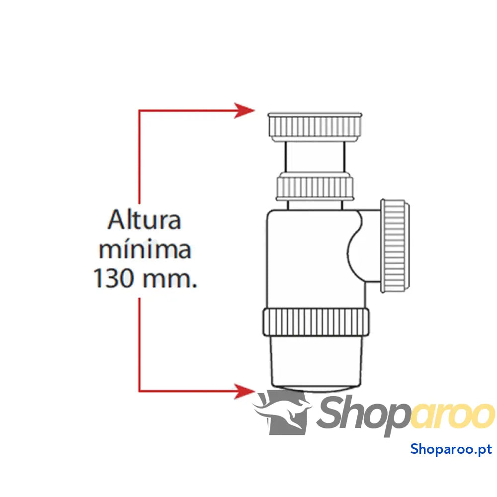 Sifão de Afundamento Mirtak Plástico PVC