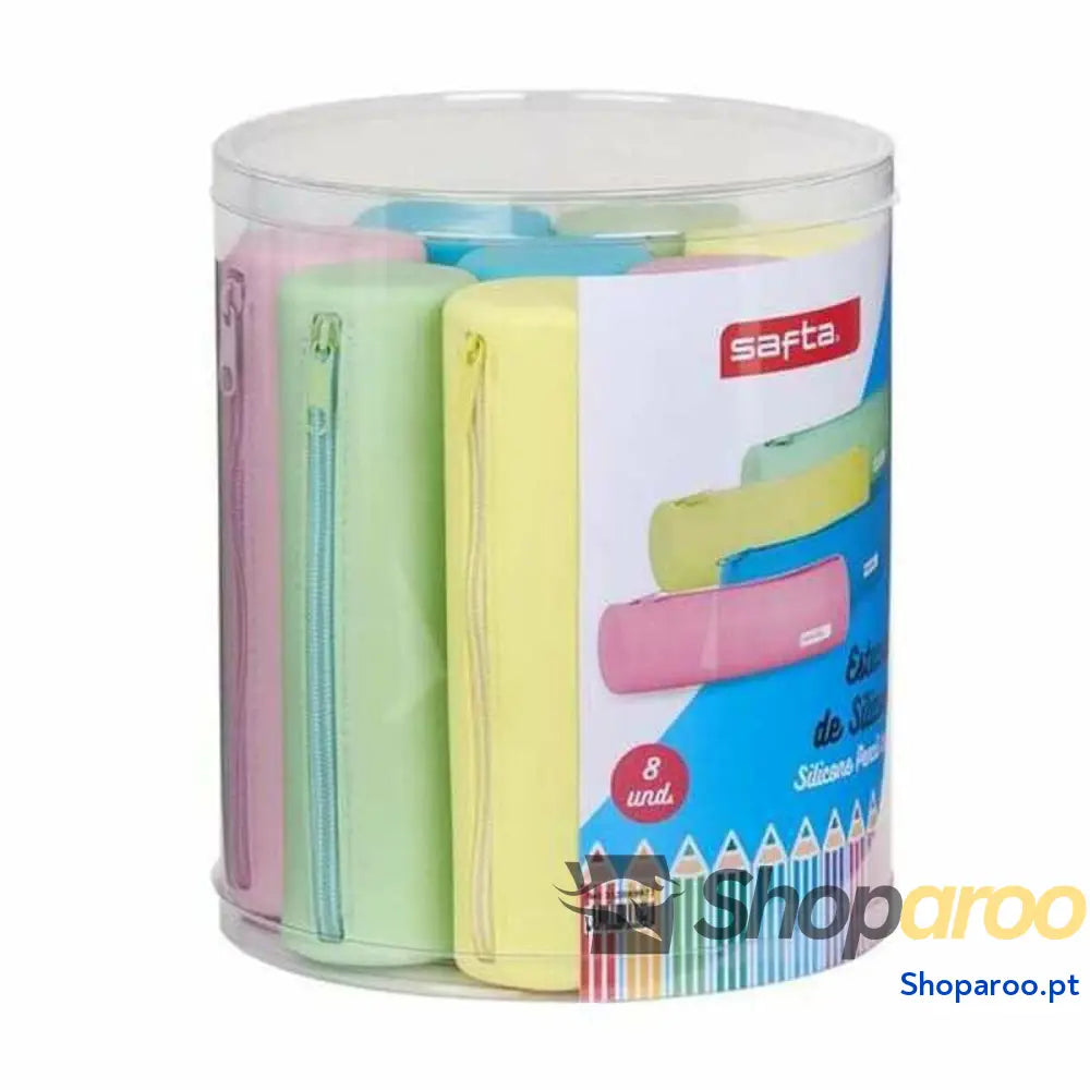 Silicone Safta Azul 8 Peças
