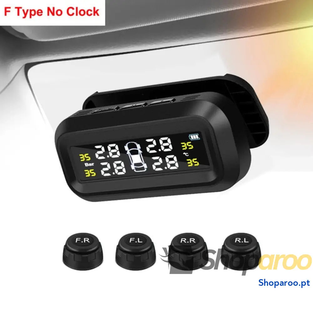 Sistema de monitorização da pressão dos pneus TPMS para automóvel inteligente com energia solar TMPS dig