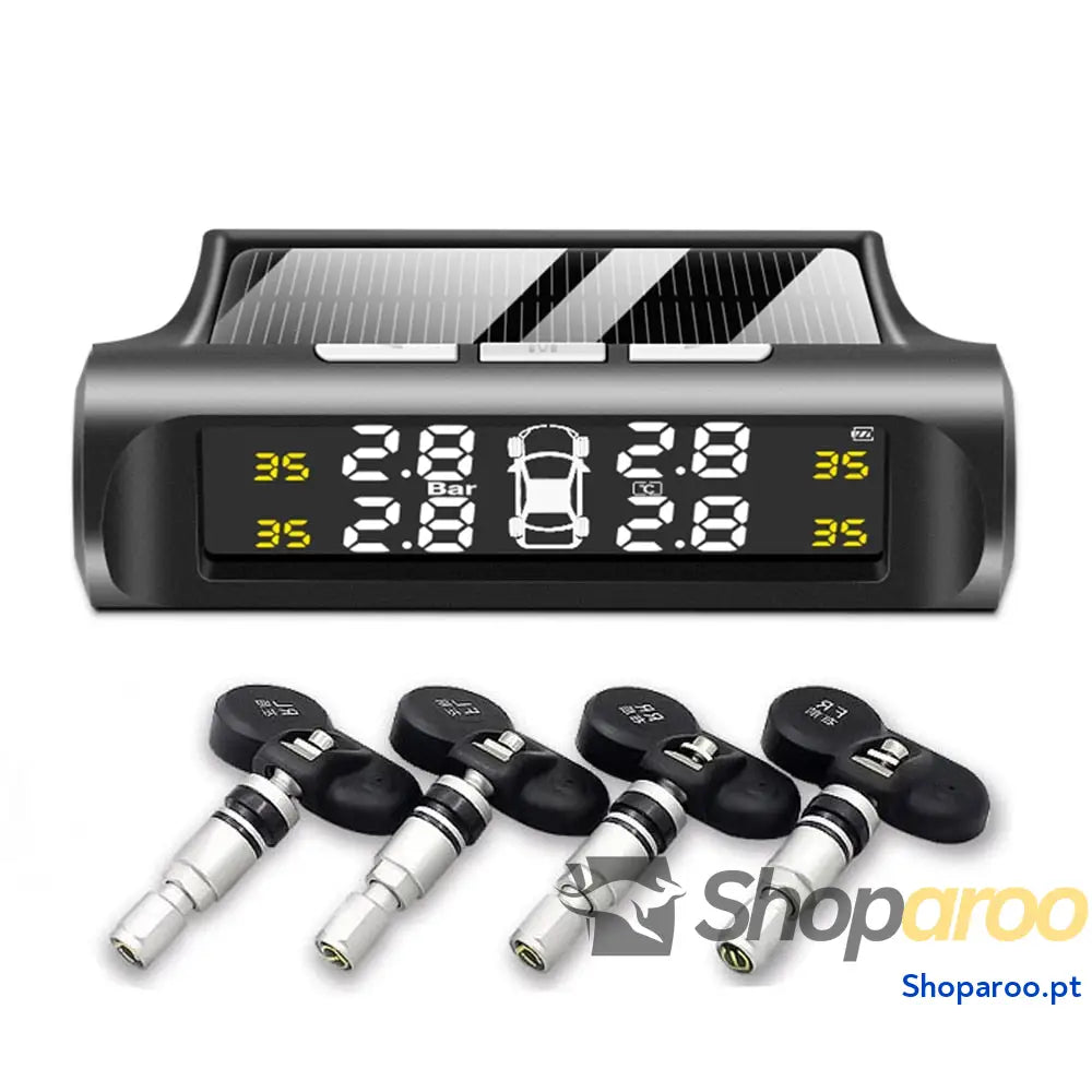 Sistema de monitorização da pressão dos pneus TPMS para automóvel inteligente com energia solar TMPS dig