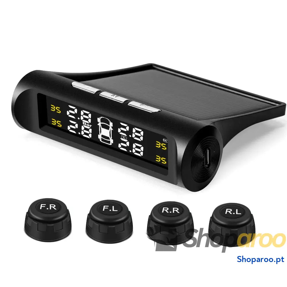 Sistema de monitorização da pressão dos pneus TPMS para automóvel inteligente com energia solar TMPS dig