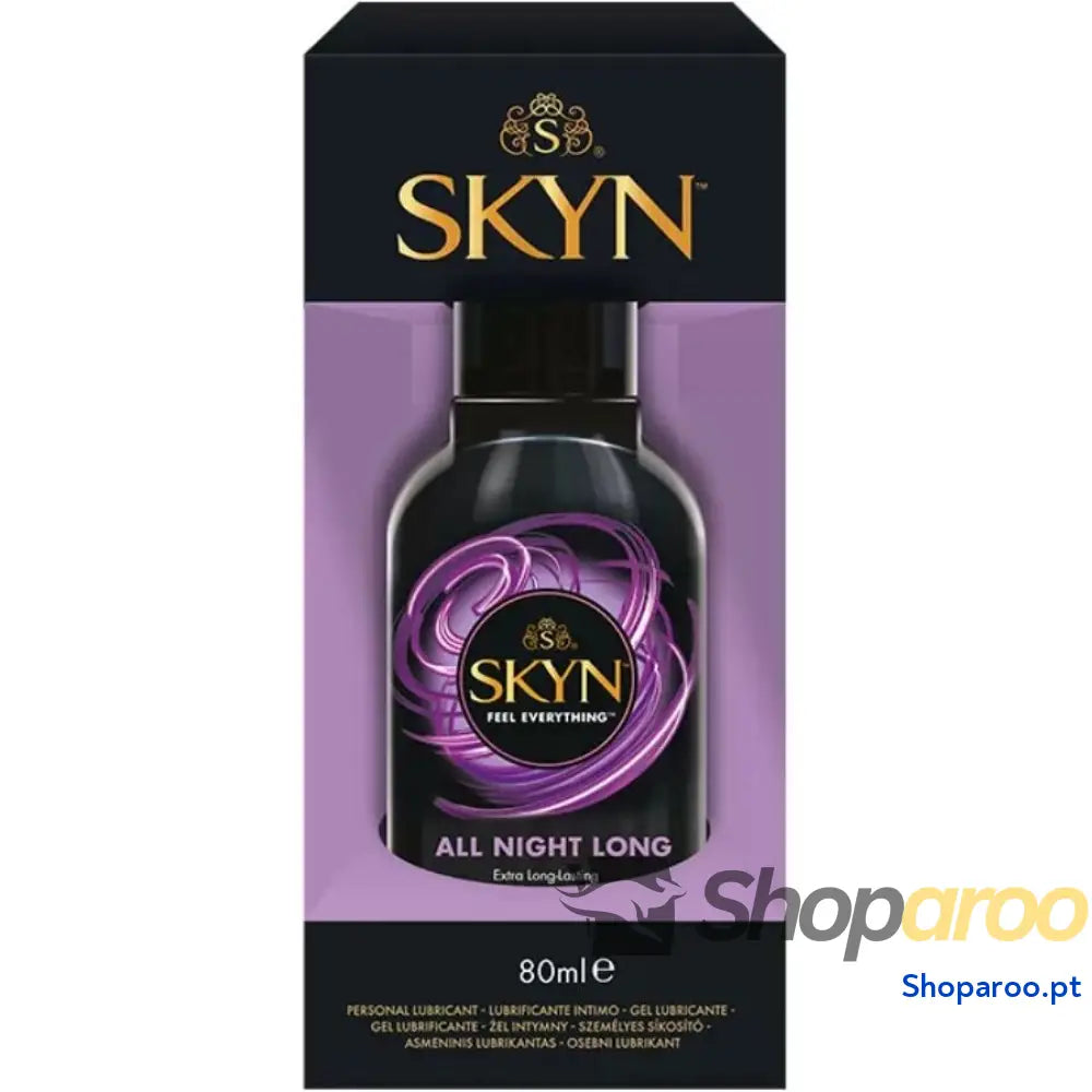 SKYN - LUBRIFICANTE À BASE DE SILICONE PARA TODA A NOITE 80 ML