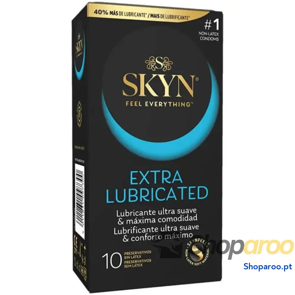 SKYN PRESERVATIVO EXTRA LUBRIFICADO 10 UNIDADES
