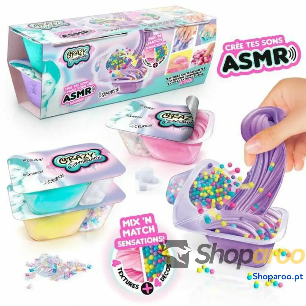 Slime Canal Toys Craze Foam (4 Unidades)